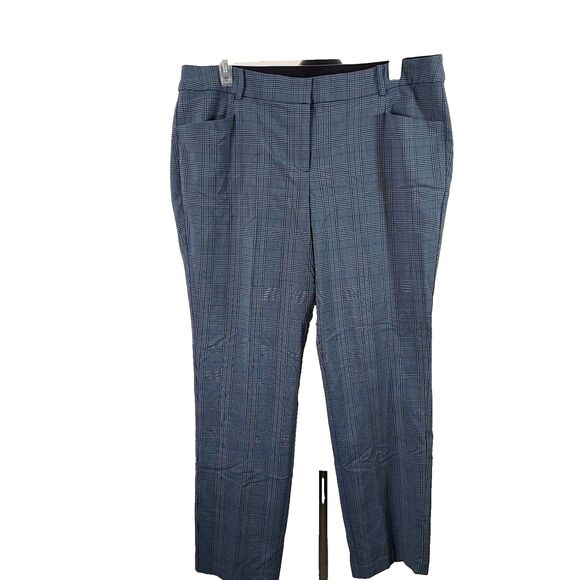 Lane Bryant Dress Pants Womens Size 20 Stretch Plaid Pockets Career Office - Picture 1 of 13